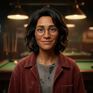 Portrait of Malia Waqa, an AI character