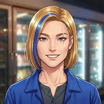 Portrait of Mallory Marlowe, an AI character