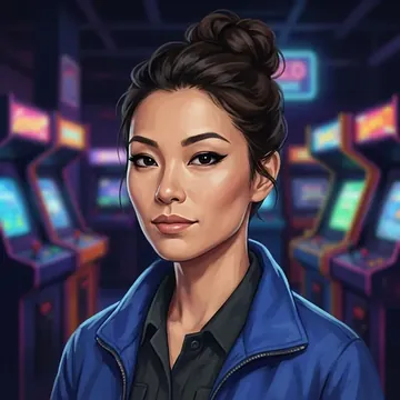Portrait of Mami Miura, an AI character