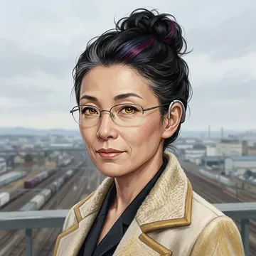 Ritratto di Mana Ozaki, un personaggio AI