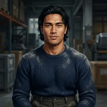 Porträt von Manu Doughty, einem AI-Charakter