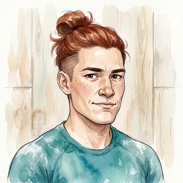 Ritratto di Manu Freire, un personaggio AI
