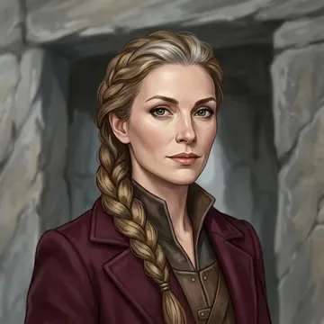 Retrato de Maren Zigzag, um personagem de AI