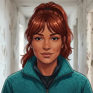 Retrato de Marisa Cunha, um personagem de AI