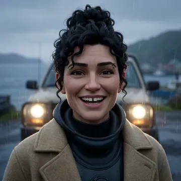 Bir AI karakteri olan Marnie Drummond portresi