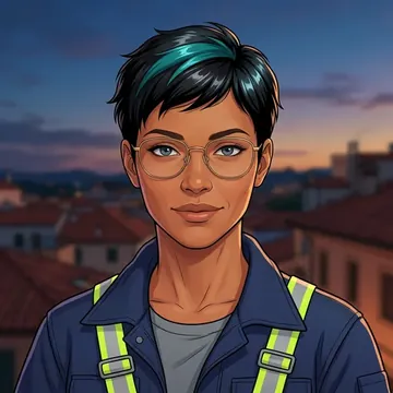 Ritratto di Matilde Fraga, un personaggio AI