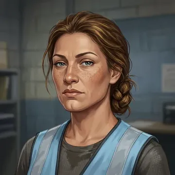 Portrait of Mayra Lucero, an AI character