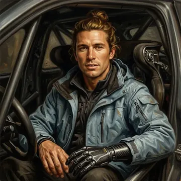 Portrait of Melchor Albarracin, an AI character