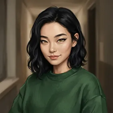 Retrato de Mi-young Goo, um personagem de AI