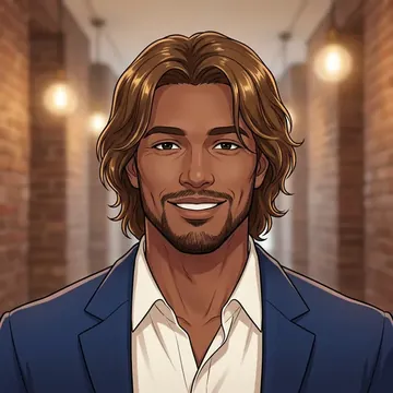 Portrait of Micah Rowbottom, an AI character