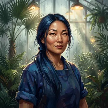 Ritratto di Min-ju Won, un personaggio AI