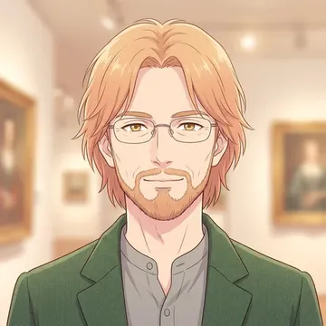 Portrait of Mira Somogyi, an AI character