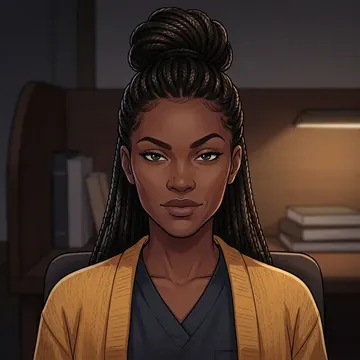 Ritratto di Monde Otieno, un personaggio AI