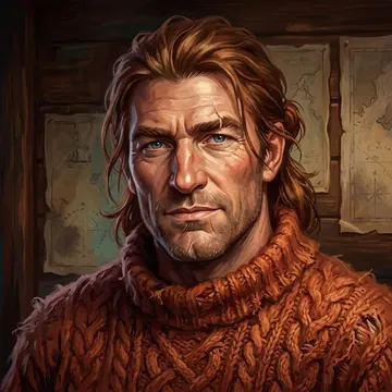 Ritratto di Montgomery Fletcher, un personaggio AI