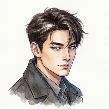 Porträt von Moon-da-hyeok Chang, einem AI-Charakter