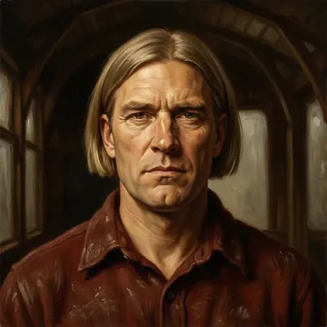 Portrait of Moritz Herrmann, an AI character