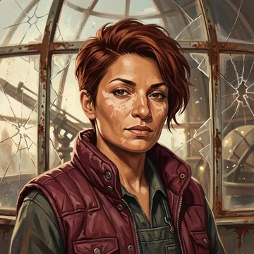 Porträt von Morwenna Rahman-Price, einem AI-Charakter