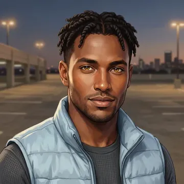 Retrato de Mulugeta Wabwire, un personaje AI