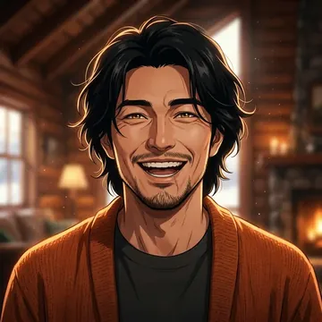 Portrait of Muneo Okamoto, an AI character