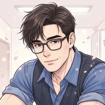Portrait of Na-chi-yun Kyung, an AI character