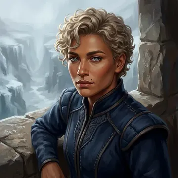 Portrait of Nadir Al-Marid, an AI character