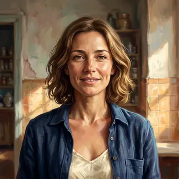 Portrait of Naiara Fagundes, an AI character