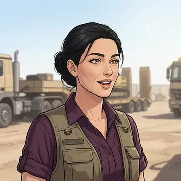 Portrait of Najla Diwan, an AI character