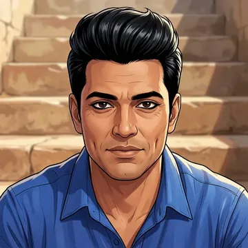 Ritratto di Nakul Gade, un personaggio AI