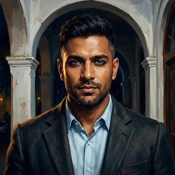 Portrait of Naman Vaidya, an AI character