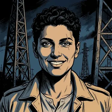 Portrait of Namrata Dalal, an AI character