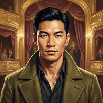 Portret postaci AI o imieniu Narong Aroon