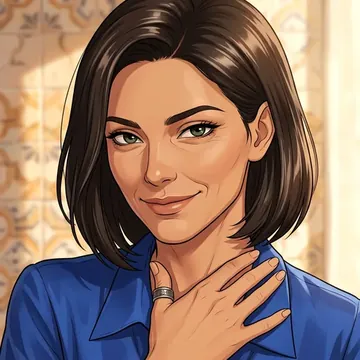 Retrato de Natalia Cascais, un personaje AI