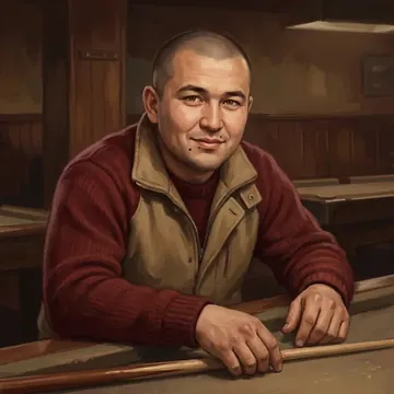 Portrait of Navid Zardasht, an AI character