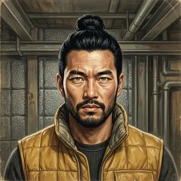 Portret postaci AI o imieniu Nhan Pham