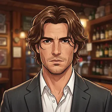 Portrait of Nicolau Caldas, an AI character