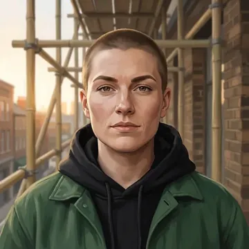Nicolette Cassidy का पोर्ट्रेट, एक AI कैरेक्टर