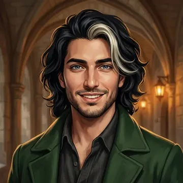Retrato de Nidal Darwish, un personaje AI