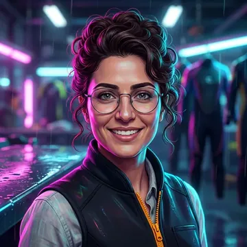 Ritratto di Nihal Ghanem, un personaggio AI
