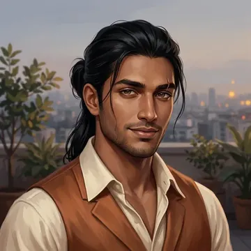 Portrait of Nikhil Jagannathan, an AI character