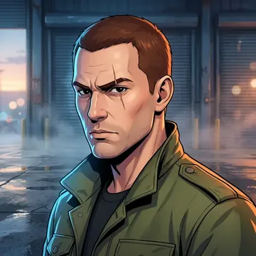 Retrato de Niklas Kranz, um personagem de AI