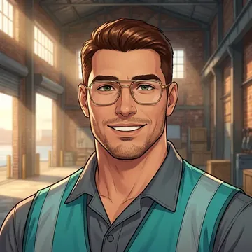 Portrait of Nikolai Poynter, an AI character