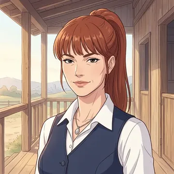 Ritratto di Nina Meireles, un personaggio AI