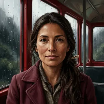 Portret postaci AI o imieniu Noemi Borda