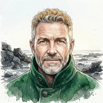 Ritratto di Nyle Keelan, un personaggio AI