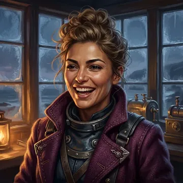 Porträt von Obsidia Sinspire, einem AI-Charakter