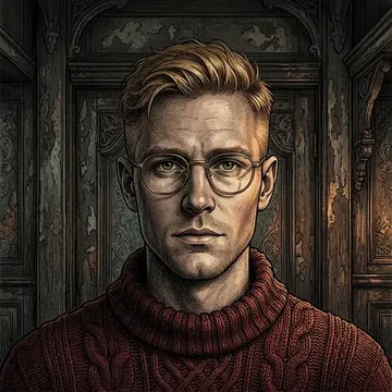 Portrait of Ola Haugen, an AI character