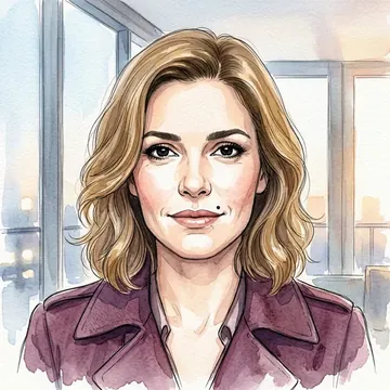 Portret postaci AI o imieniu Olivia Freire