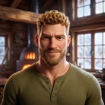 Portret postaci AI o imieniu Onno Zimmermann