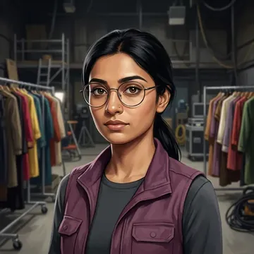 Portrait of Pallavi Dayal, an AI character