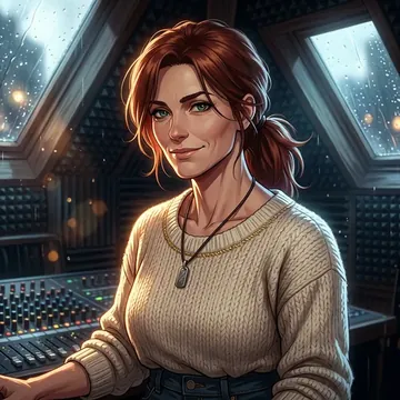 Portrait of Paola Beltran, an AI character